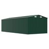 vidaXL Garden Shed 257x580x181 cm Metal Green