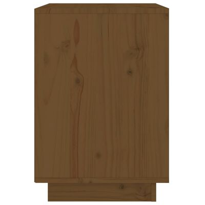 vidaXL Bedside Cabinet Honey Brown 40x35x50 cm Solid Wood Pine
