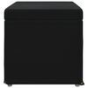 vidaXL Stool Black 61 x 41 x 40 cm Velvet and Engineered Wood