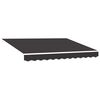 vidaXL Awning Replacement Fabric Grey 350x250 cm Polyester