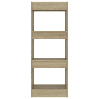 vidaXL Book Cabinet/Room Divider Sonoma Oak 40x30x103 cm Engineered Wood