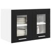 vidaXL Hanging Cabinet Black Oak 60 x 31 x 40 cm Engineered Wood