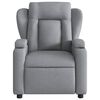 vidaXL Recliner Chair Light Grey Fabric
