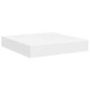 vidaXL Floating Wall Shelves 4 pcs White 23x23.5x3.8 cm MDF