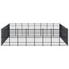 vidaXL Outdoor Dog Kennel Steel 58.98 m&sup2;