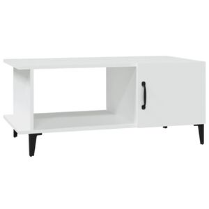 vidaXL Coffee Table | White | Engineered wood, metal | Small | Coffee Table