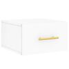 vidaXL Wall-mounted Bedside Cabinet | White | Engineered Wood | 35x35x20 cm