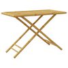vidaXL Folding Garden Table 110x55x75 cm Bamboo