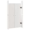 vidaXL Kitchen Door MEPPEL 2 pcs White 50 x 9 x 82 cm Solid Pine wood