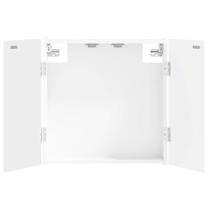 vidaXL Dartboard Cabinet ALKMAAR White 52.5 x 10.5 x 53.5 cm