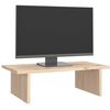 vidaXL Monitor Stand 50x27x15 cm Solid Wood Pine