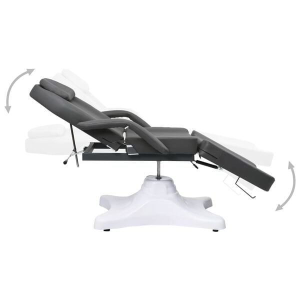 vidaXL Massage Table Grey 180x62x(86.5-118) cm