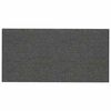 vidaXL Wall Headboard 12 pcs 30 x 15 cm Dark Grey Fabric