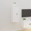 vidaXL Wall Mounted TV Cabinet White 40x34,5x100 cm