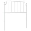 vidaXL Metal Replace Headboard White 90 cm