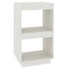 vidaXL Book Cabinet White 40x35x71 cm Solid Wood Pine