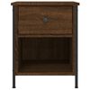 vidaXL Bedside Cabinets 2 pcs Brown Oak 40x42x50 cm Engineered Wood