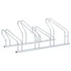 vidaXL Bicycle Stand for 4 Bikes Floor Freestanding Galvanised Steel