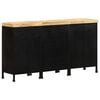 vidaXL Sideboard | Rough Mango Wood with Black Frame