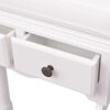 vidaXL Clothing Rack with Cabinet Wood White