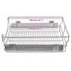 vidaXL Pull-Out Wire Baskets 2 pcs Silver 600 mm