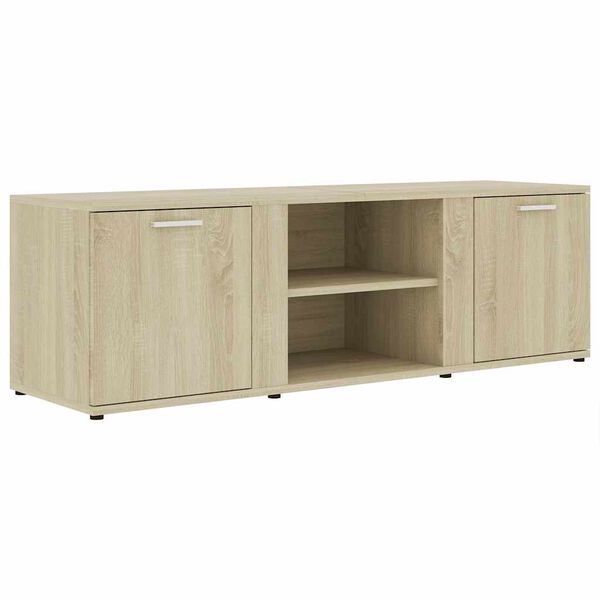 vidaXL TV Cabinet Sonoma Oak 120x34x37 cm Engineered Wood