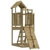 vidaXL Playhouse with Climbing Wall Impregnated Wood Pine