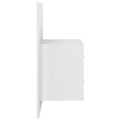 vidaXL Wall-mounted Bedside Cabinets 2 pcs White