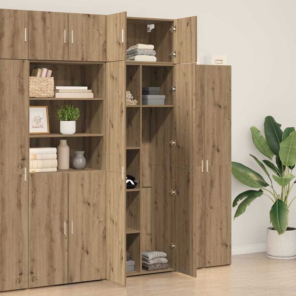 vidaXL Storage Cabinet 3 pcs Artisan Oak