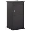 vidaXL Mailbox Black 50 x 52 x 100 cm Steel