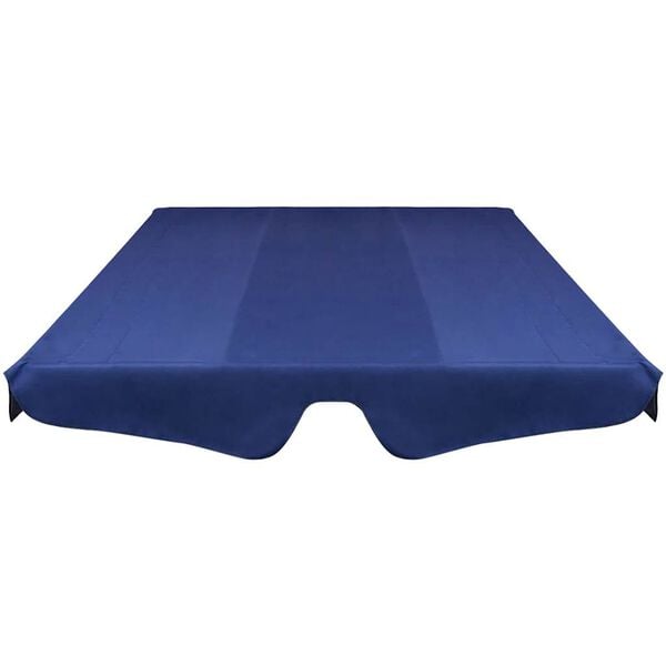 vidaXL Replacement Canopy for Garden Swing Blue 226x186 cm