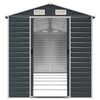 vidaXL Garden Shed Anthracite 191x555x198 cm Galvanised Steel