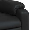 vidaXL Massage Recliner Chair Black Faux Leather