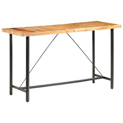 vidaXL Bar Table 180x70x107 cm Solid Sheesham Wood