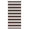 vidaXL Zebra blind 80.9x150 cm Fabric Width 76.7 cm coffee