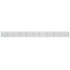 vidaXL Chain Link Fence with Spike Anchors Green 1.6x25 m