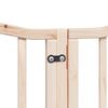 vidaXL Dog Gate with Door Foldable 6 Panels 300 cm&nbsp;Poplar Wood