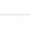 vidaXL Garden Fence | Steel | Sturdy | Rectangular | Modern