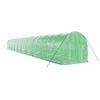 vidaXL Greenhouse with Steel Frame Green 40 m&sup2; 20x2x2 m