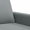 vidaXL 2-Seater Sofa Light Grey 140 cm Fabric