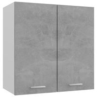 vidaXL Hanging Cabinet Concrete Grey 60x31x60 cm Engineered Wood