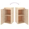 vidaXL TV Cabinets 4 pcs Solid Wood Pine