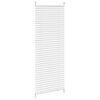 Plisse Blind 60x100cm White Pleated Blind