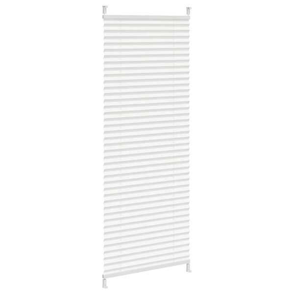 Plisse Blind 60x100cm White Pleated Blind
