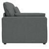 vidaXL Modular Sofa Armrest End Module with Cushions Dark Grey 100 cm