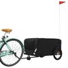 vidaXL Bike Trailer Black 45 kg Iron