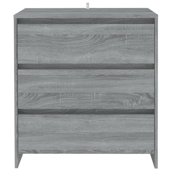 vidaXL Sideboard Grey Sonoma 70x41x75 cm Engineered Wood