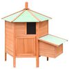 vidaXL Chicken Coop | Brown and green