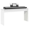 vidaXL Keyboard Stand White 130 x 32 x 64 cm Engineered Wood