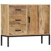 vidaXL Sideboard 88x30x71 cm Solid Mango Wood